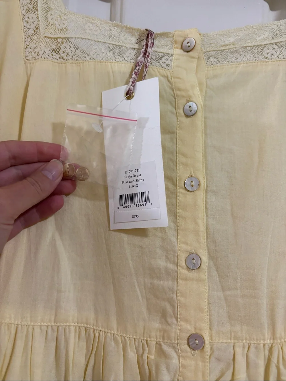 Loveshackfancy Freja Dress in Rise and Shine - Picture 7 of 7